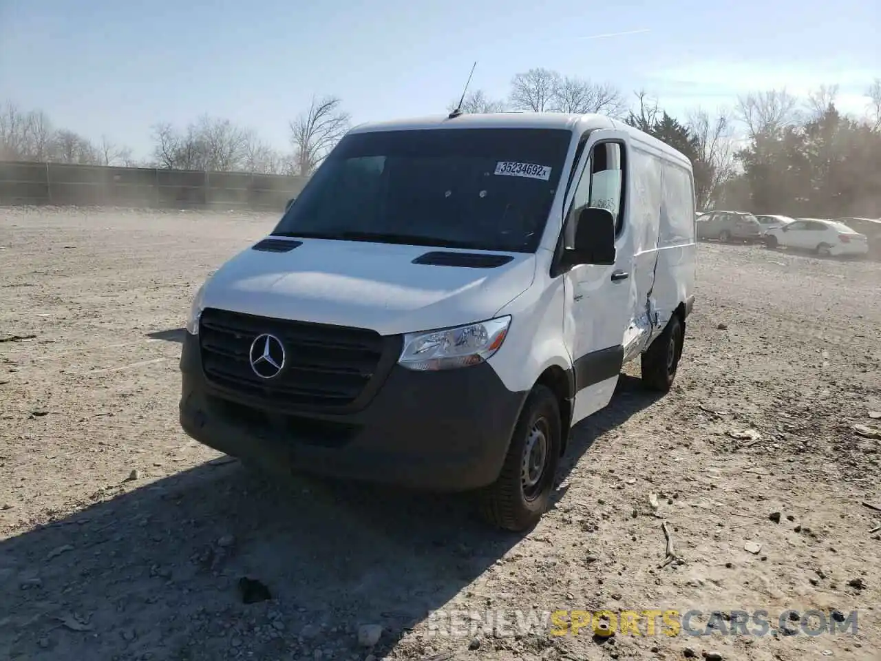 2 Photograph of a damaged car W1W4EBHY9LT021882 MERCEDES-BENZ SPRINTER 2020