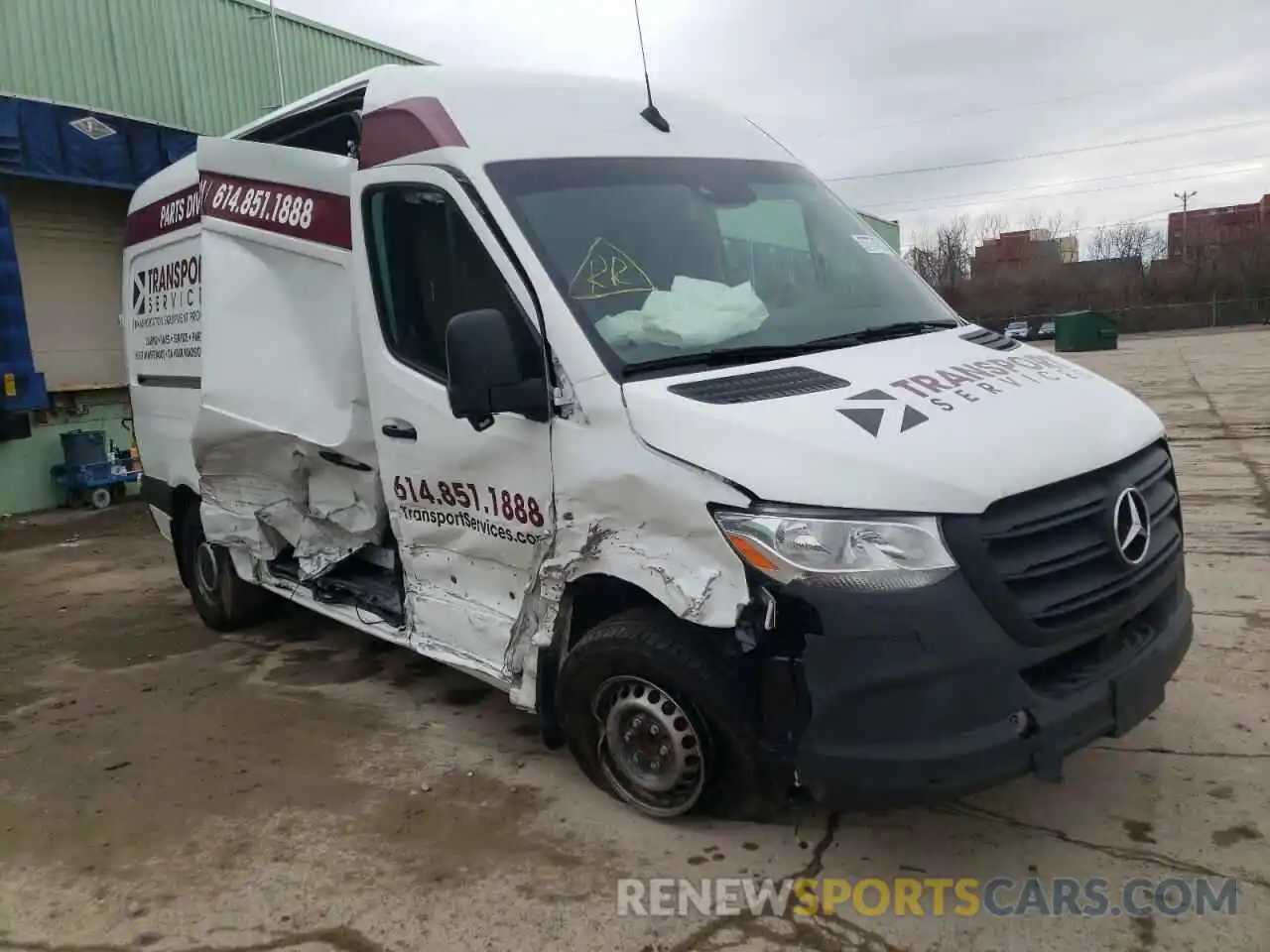 1 Photograph of a damaged car W1W4EBHY9LT024667 MERCEDES-BENZ SPRINTER 2020