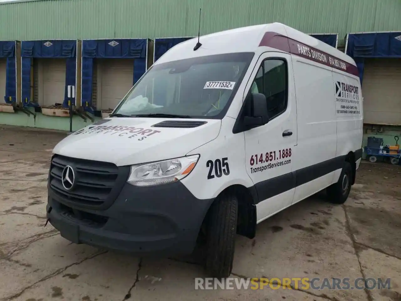 2 Photograph of a damaged car W1W4EBHY9LT024667 MERCEDES-BENZ SPRINTER 2020