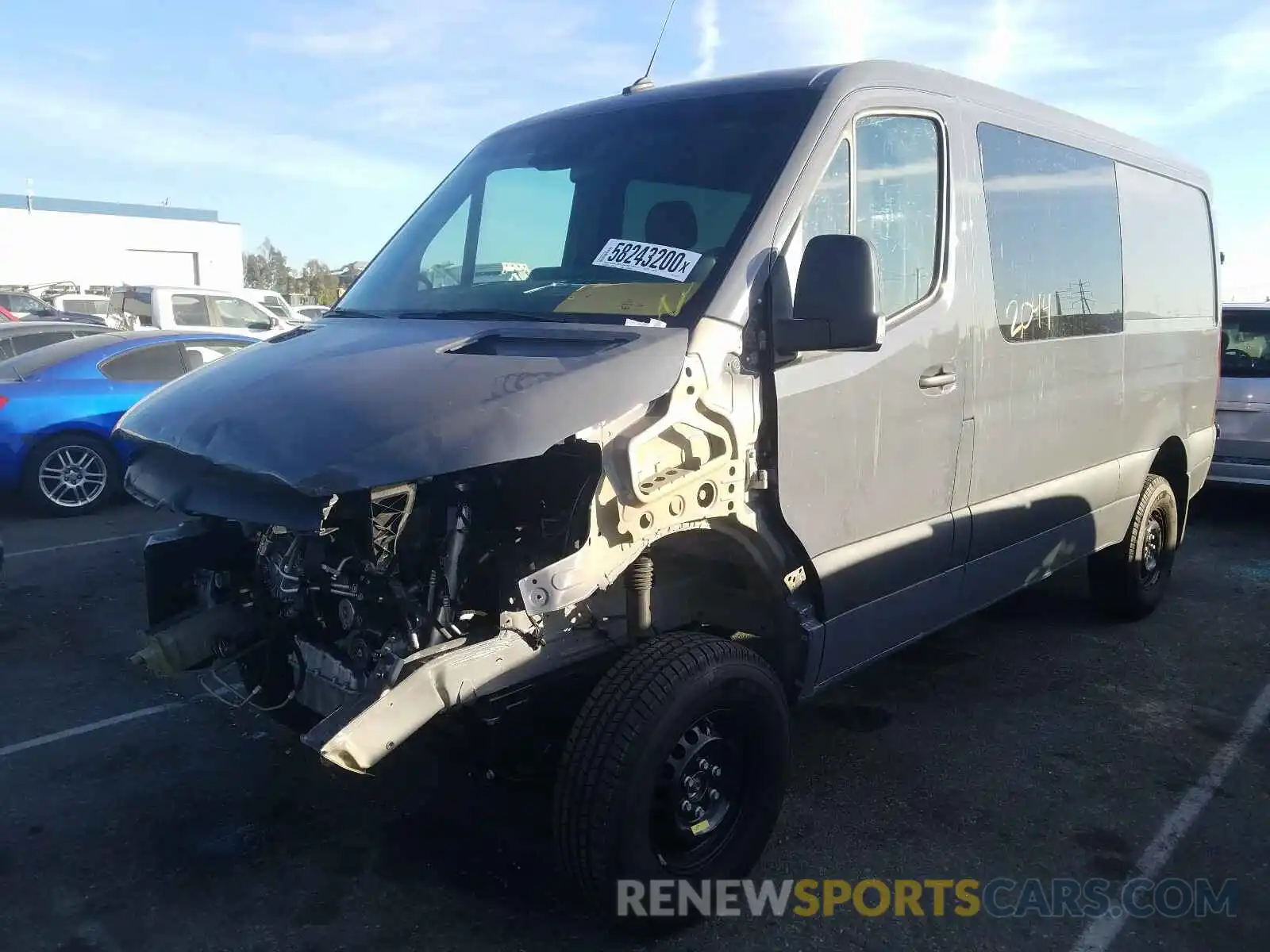 2 Фотография поврежденного автомобиля W1W4EBVYXLT031874 MERCEDES-BENZ SPRINTER 2020