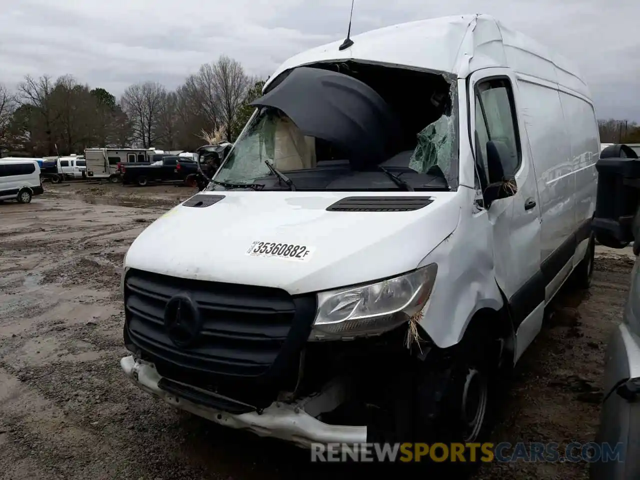 2 Photograph of a damaged car W1W4ECHY6LT024499 MERCEDES-BENZ SPRINTER 2020