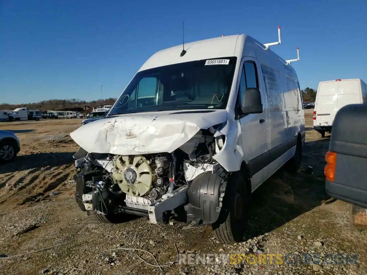 2 Photograph of a damaged car W1W4ECHY8LT031938 MERCEDES-BENZ SPRINTER 2020