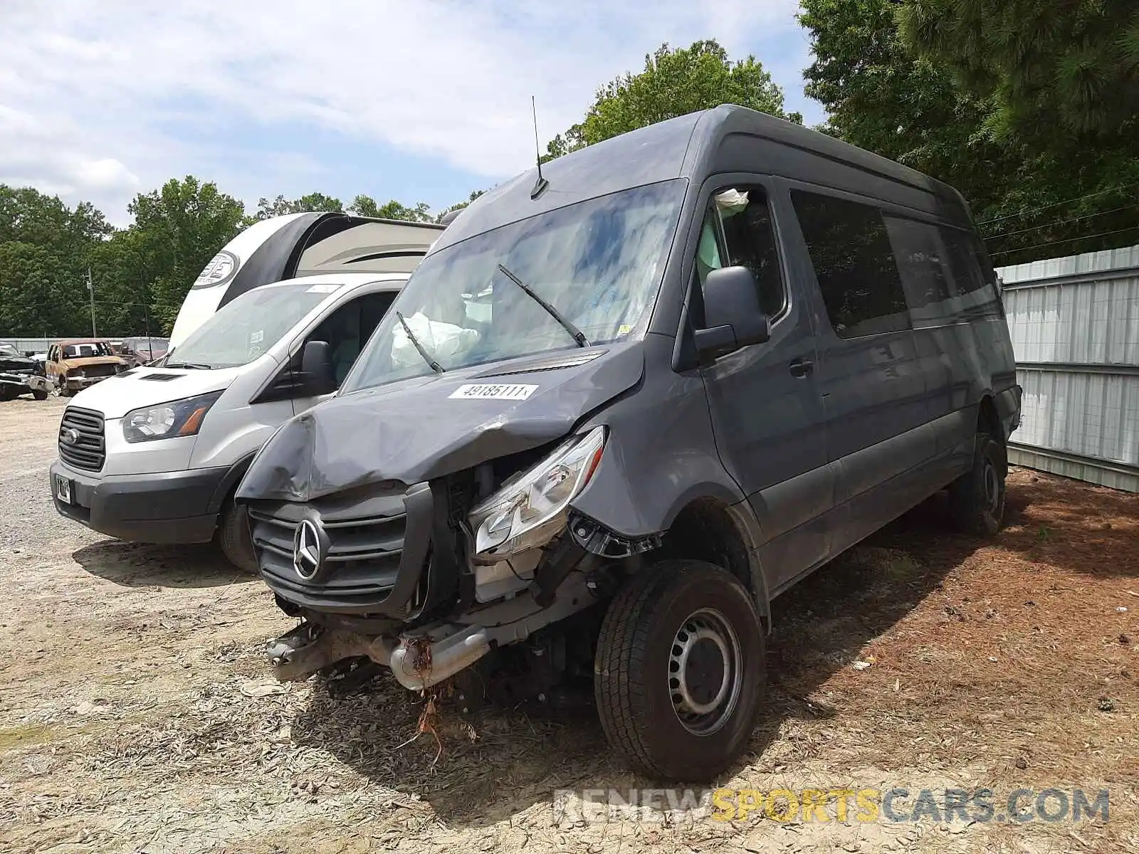 2 Photograph of a damaged car W1W4ECVY0LP222038 MERCEDES-BENZ SPRINTER 2020