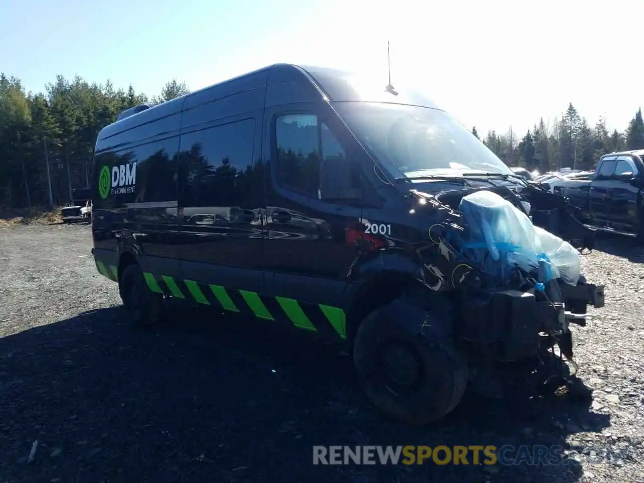 1 Photograph of a damaged car W1W4ECVY0LP230852 MERCEDES-BENZ SPRINTER 2020