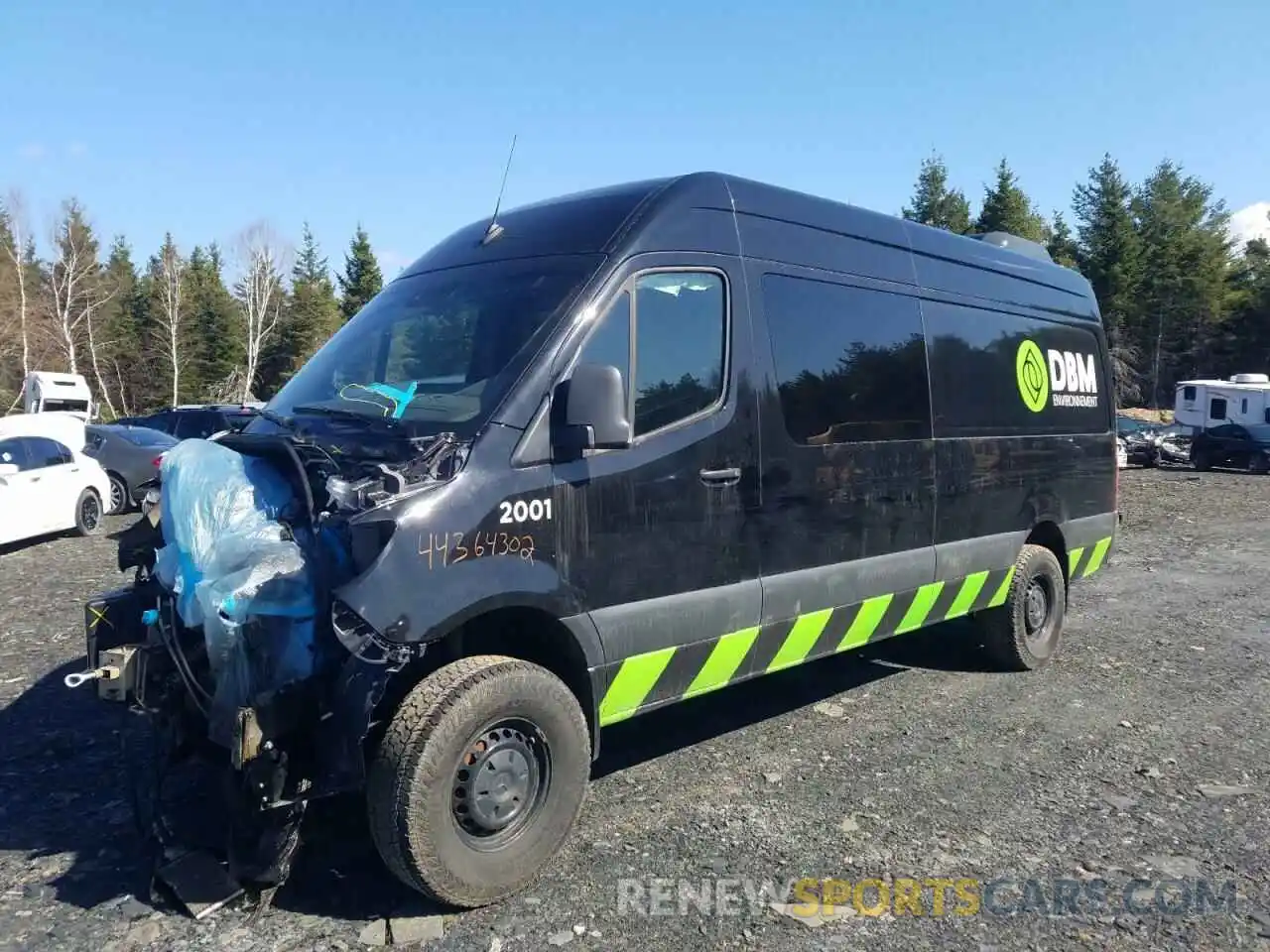 2 Photograph of a damaged car W1W4ECVY0LP230852 MERCEDES-BENZ SPRINTER 2020