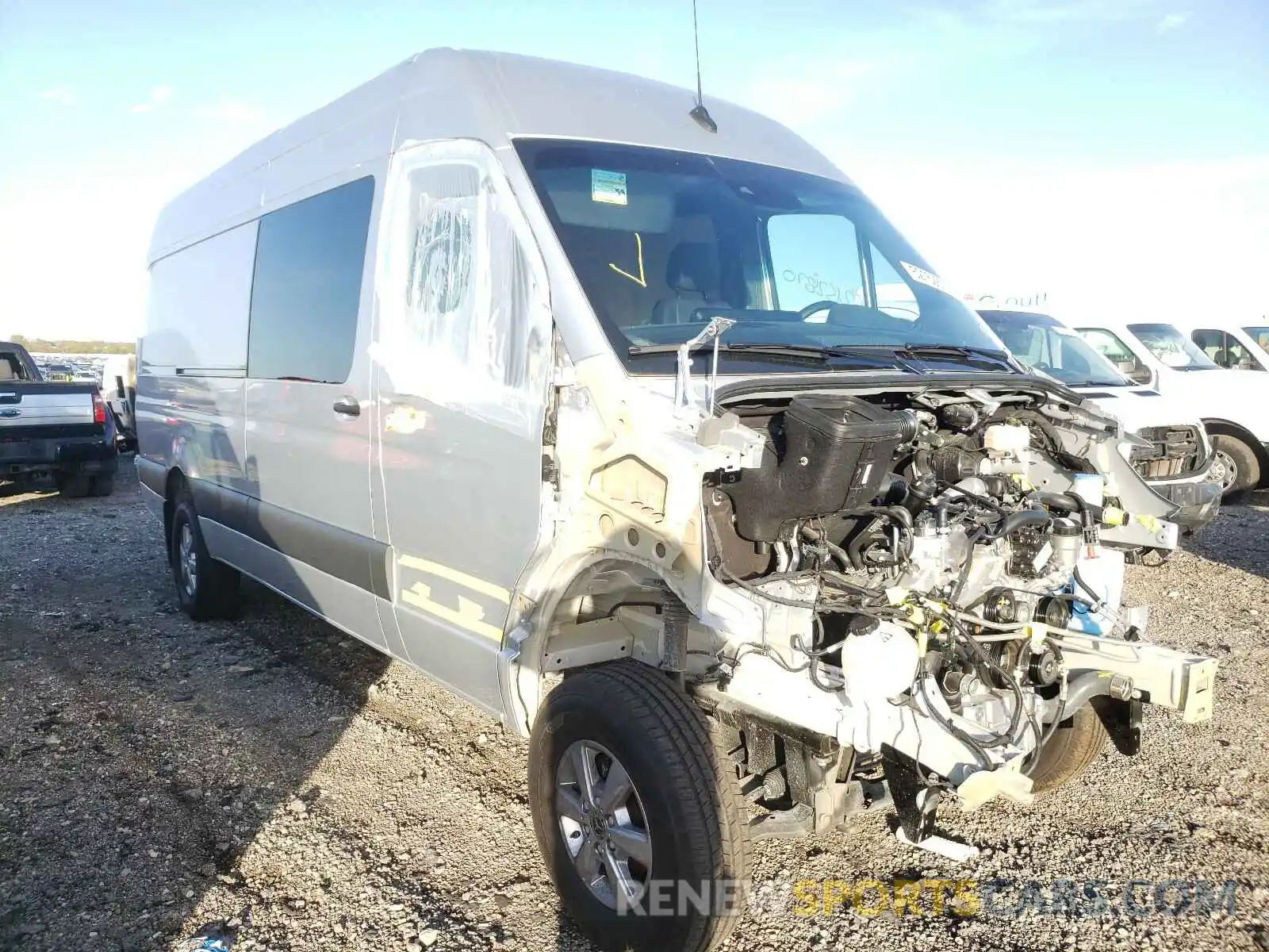 1 Photograph of a damaged car W1W4ECVY2LT019644 MERCEDES-BENZ SPRINTER 2020