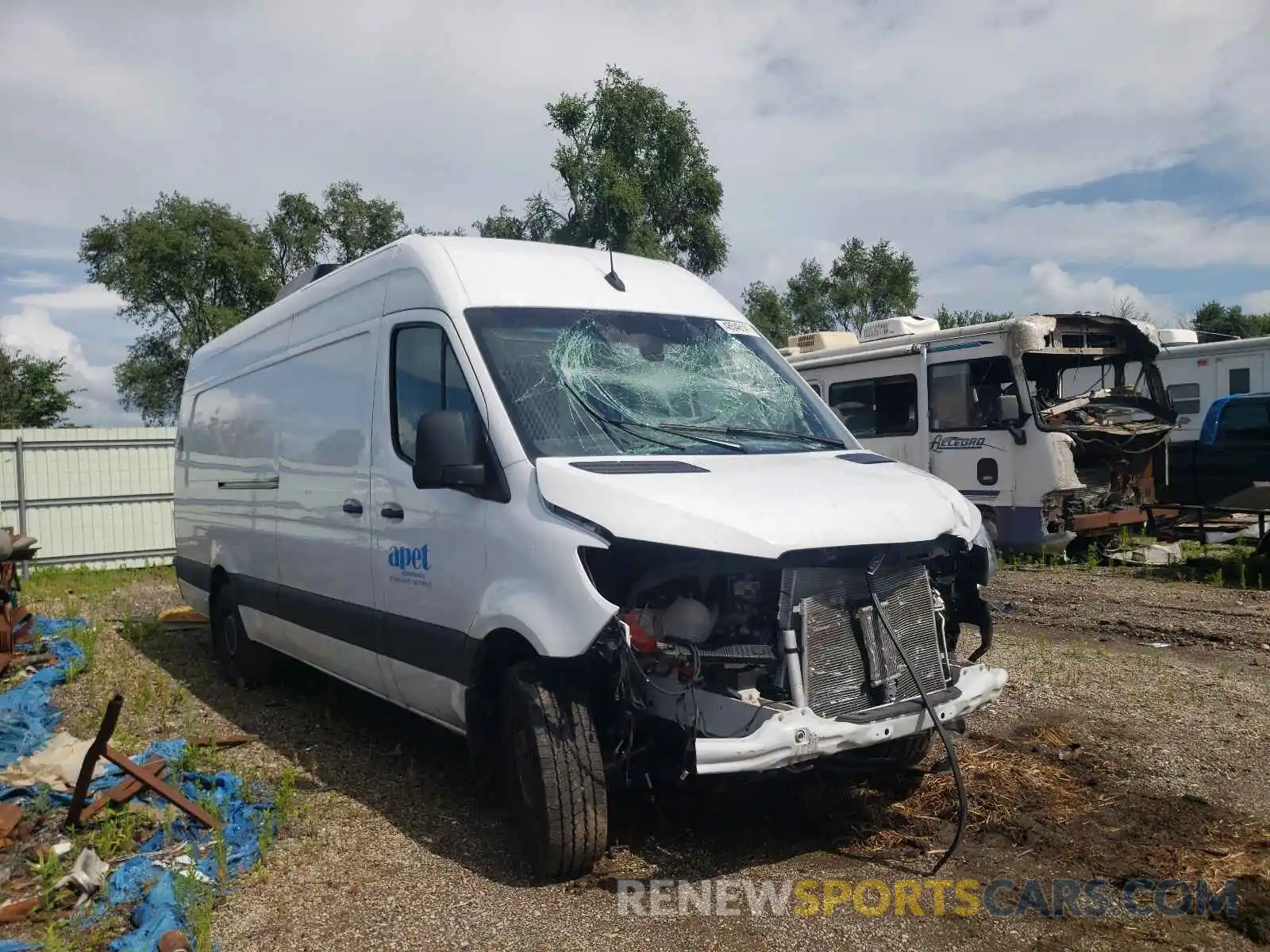 1 Photograph of a damaged car W1W4EDHY0LP307172 MERCEDES-BENZ SPRINTER 2020