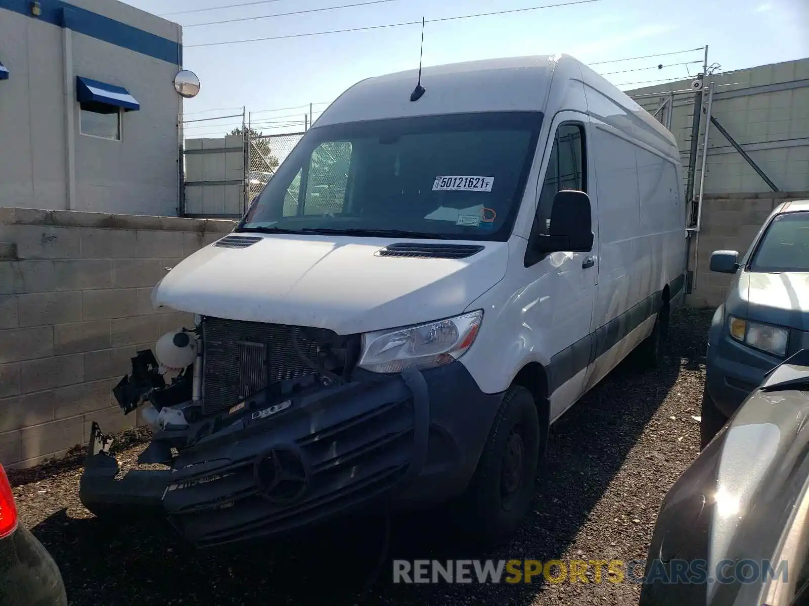 2 Photograph of a damaged car W1W4EDHY1LT022973 MERCEDES-BENZ SPRINTER 2020