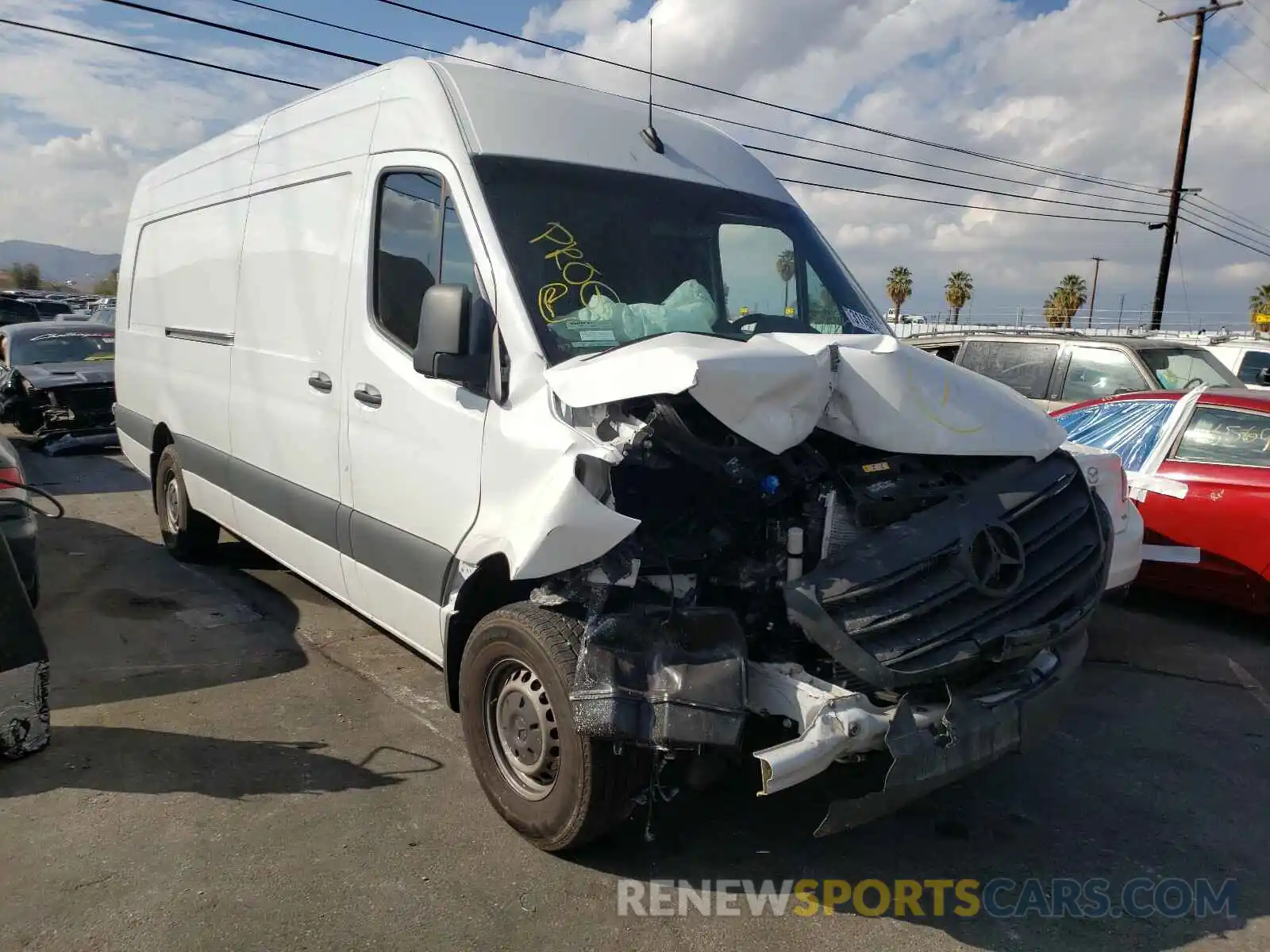 1 Фотография поврежденного автомобиля W1W4EDHY1LT035576 MERCEDES-BENZ SPRINTER 2020