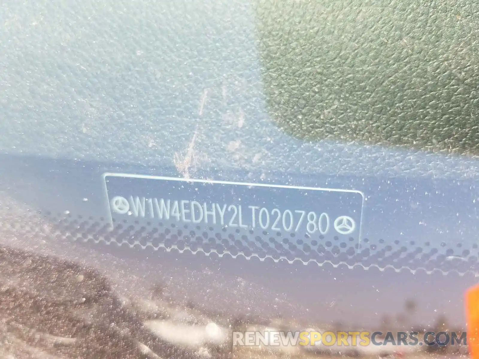 10 Photograph of a damaged car W1W4EDHY2LT020780 MERCEDES-BENZ SPRINTER 2020