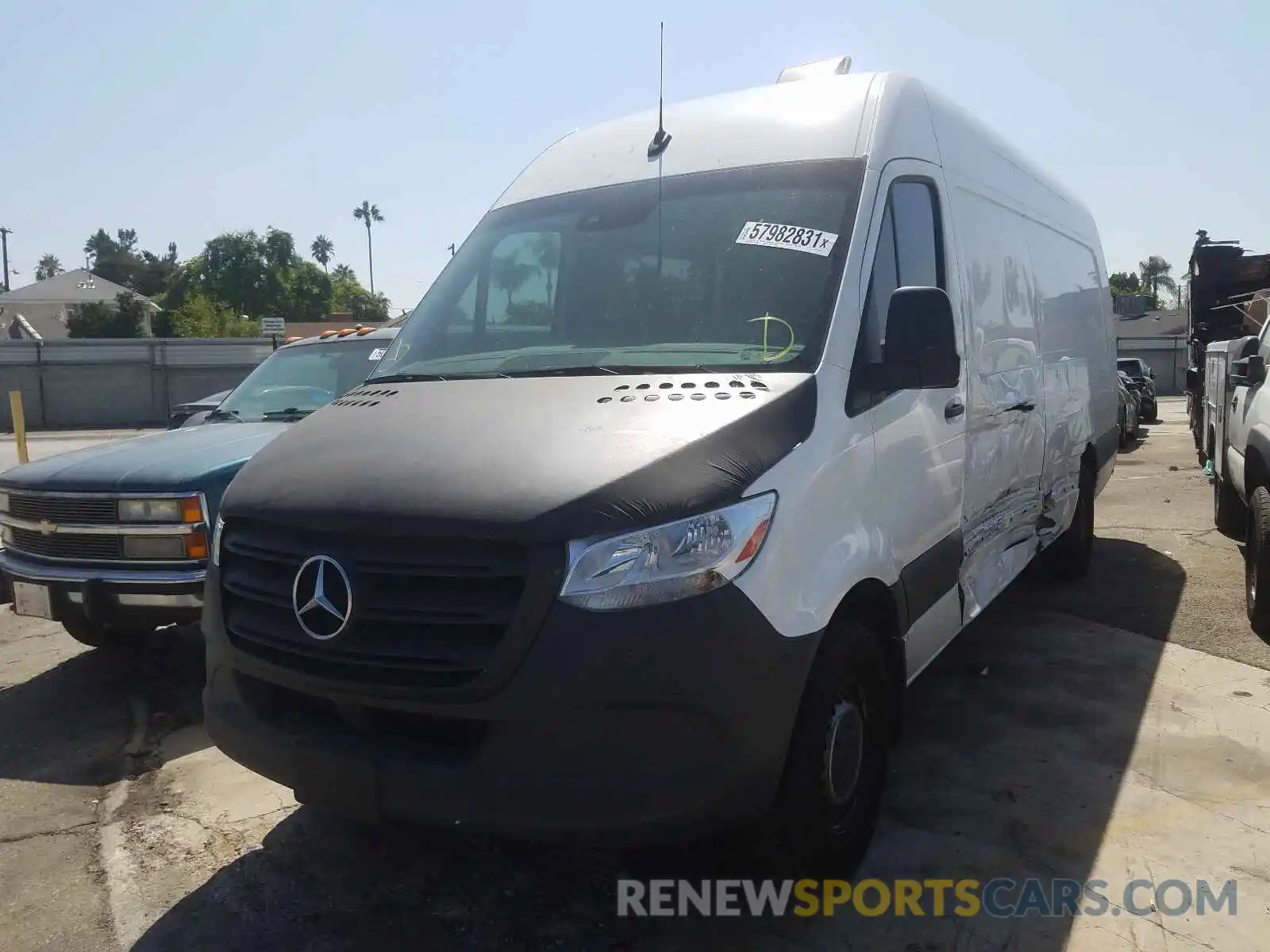 2 Photograph of a damaged car W1W4EDHY2LT020780 MERCEDES-BENZ SPRINTER 2020