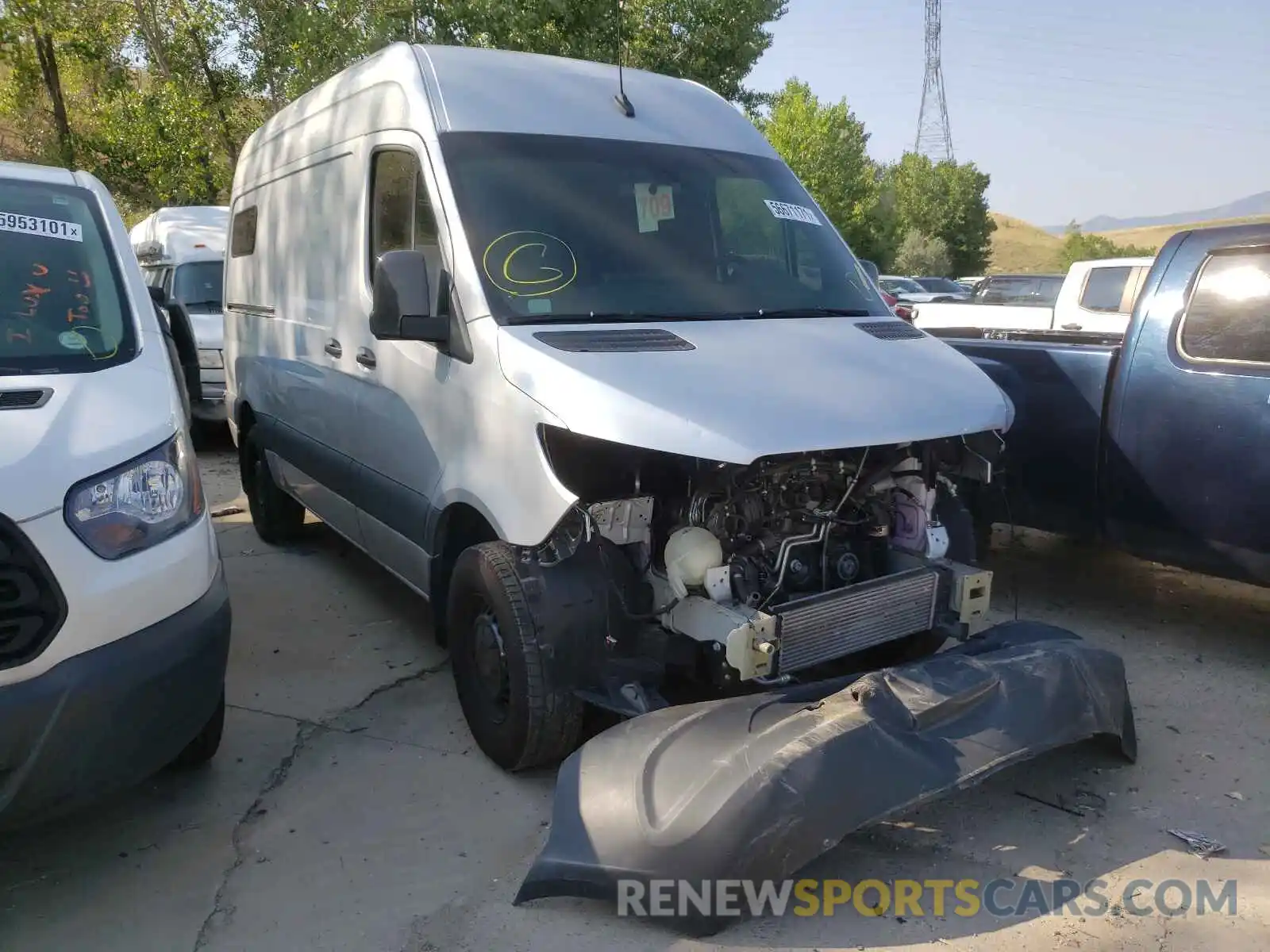 1 Photograph of a damaged car W1W70BGY1LT027124 MERCEDES-BENZ SPRINTER 2020