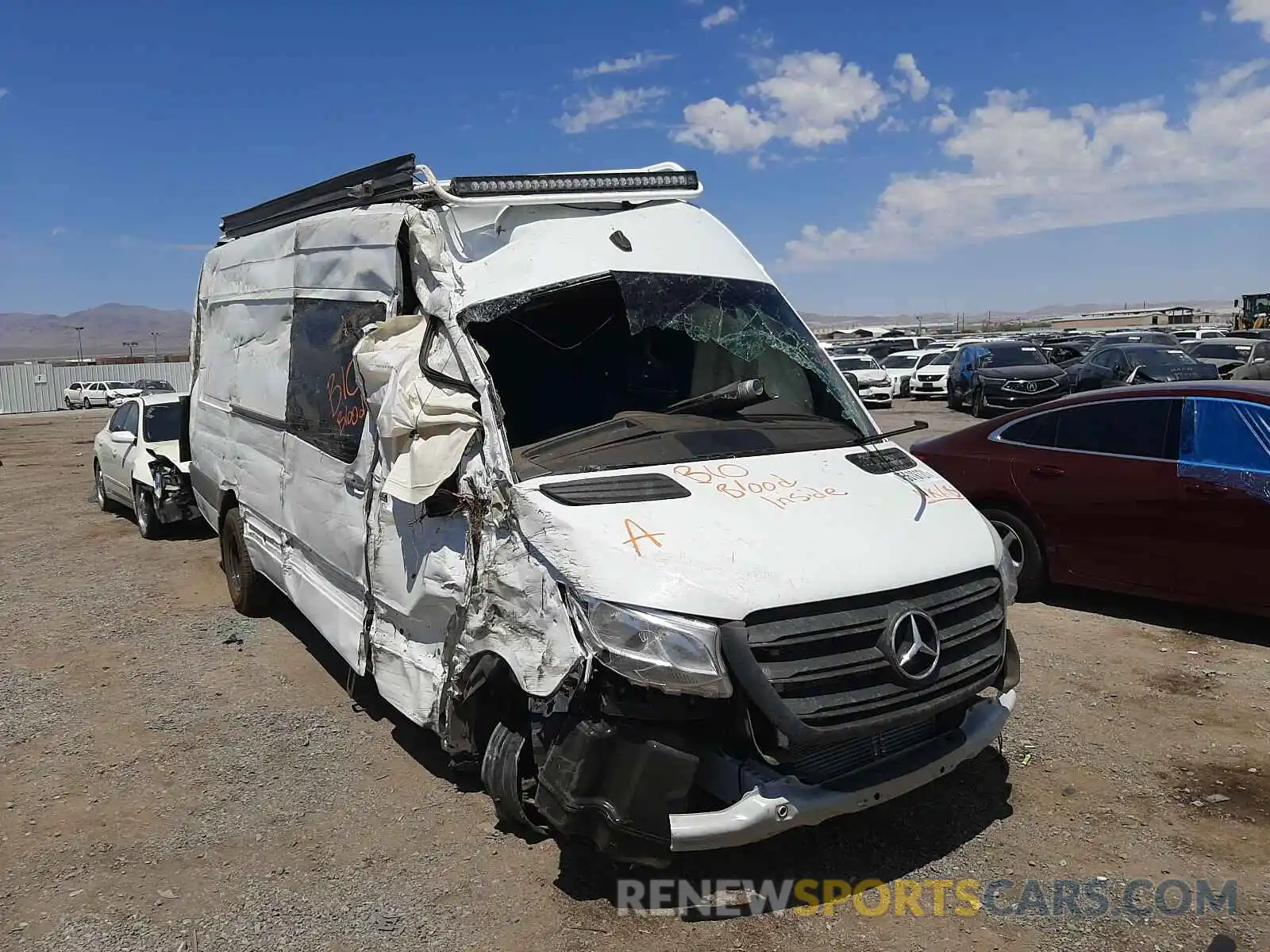 1 Photograph of a damaged car W1W8ED3Y2LT021095 MERCEDES-BENZ SPRINTER 2020