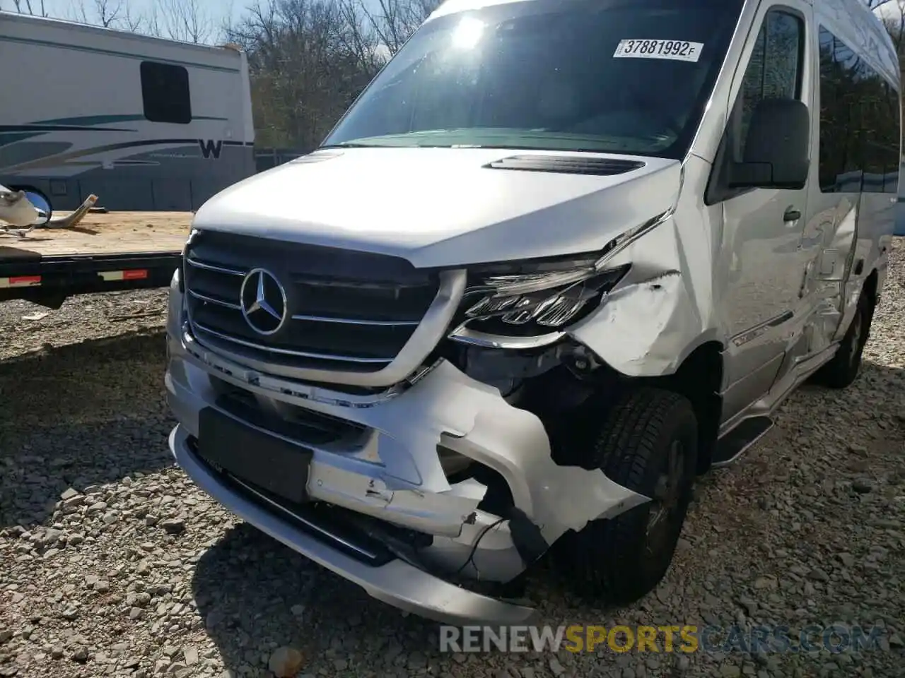 9 Photograph of a damaged car W1X4EBVY5LT040364 MERCEDES-BENZ SPRINTER 2020