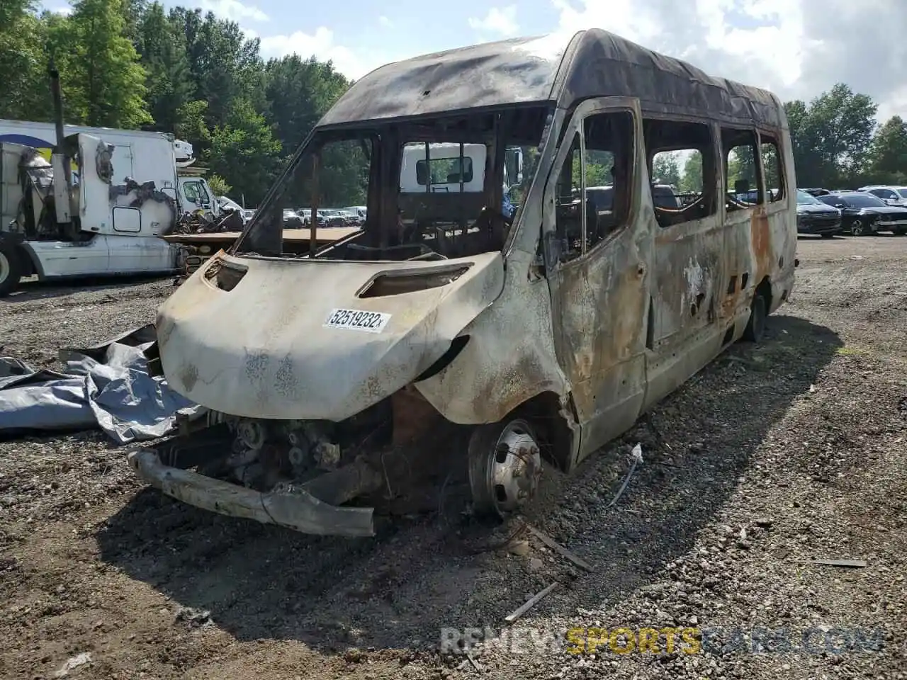 2 Photograph of a damaged car W1X8ED3Y4LT038766 MERCEDES-BENZ SPRINTER 2020