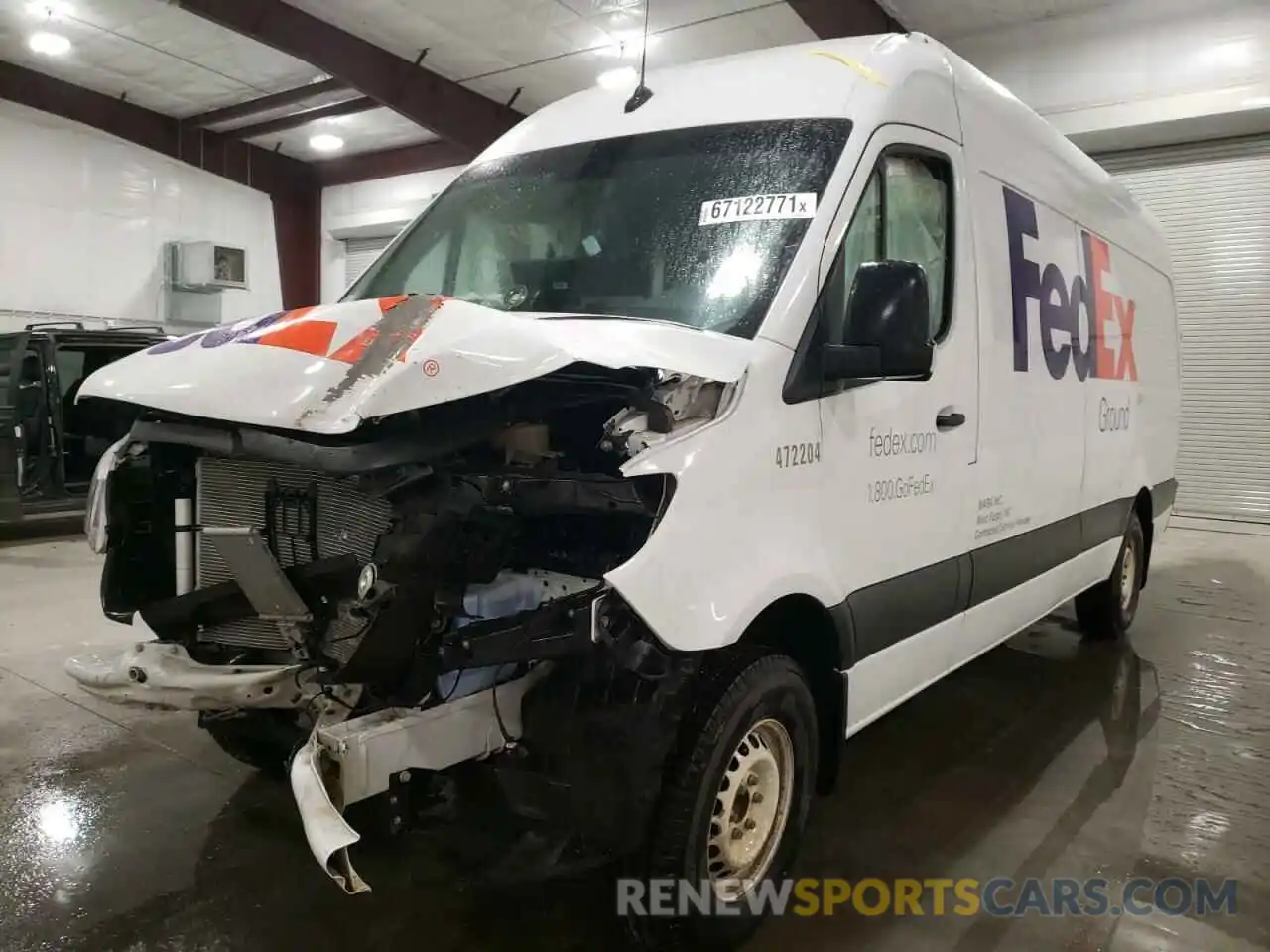 2 Photograph of a damaged car W1Y40CHYXLT028254 MERCEDES-BENZ SPRINTER 2020