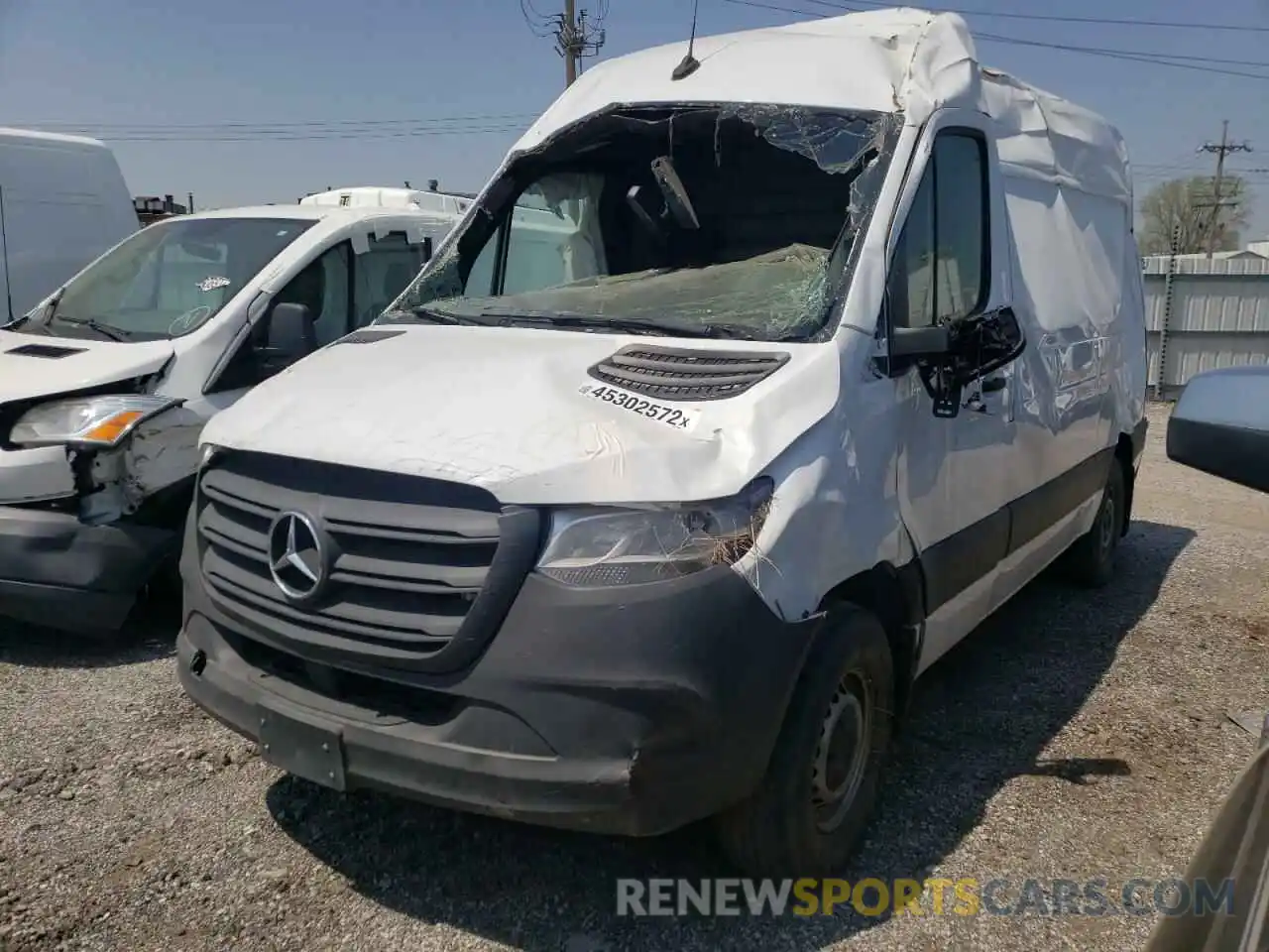 2 Photograph of a damaged car W1Y4EBHY0LT025441 MERCEDES-BENZ SPRINTER 2020