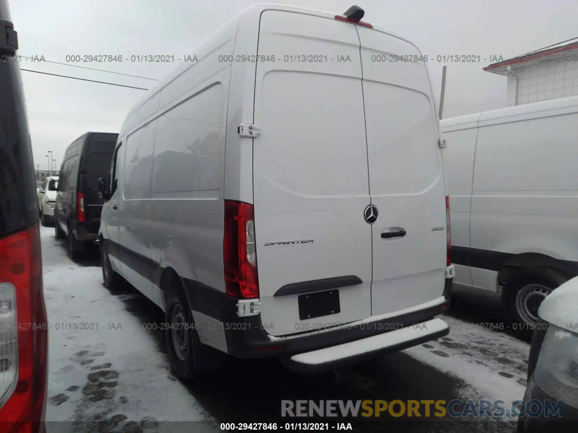 3 Фотография поврежденного автомобиля W1Y4EBHY0LT042451 MERCEDES-BENZ SPRINTER 2020