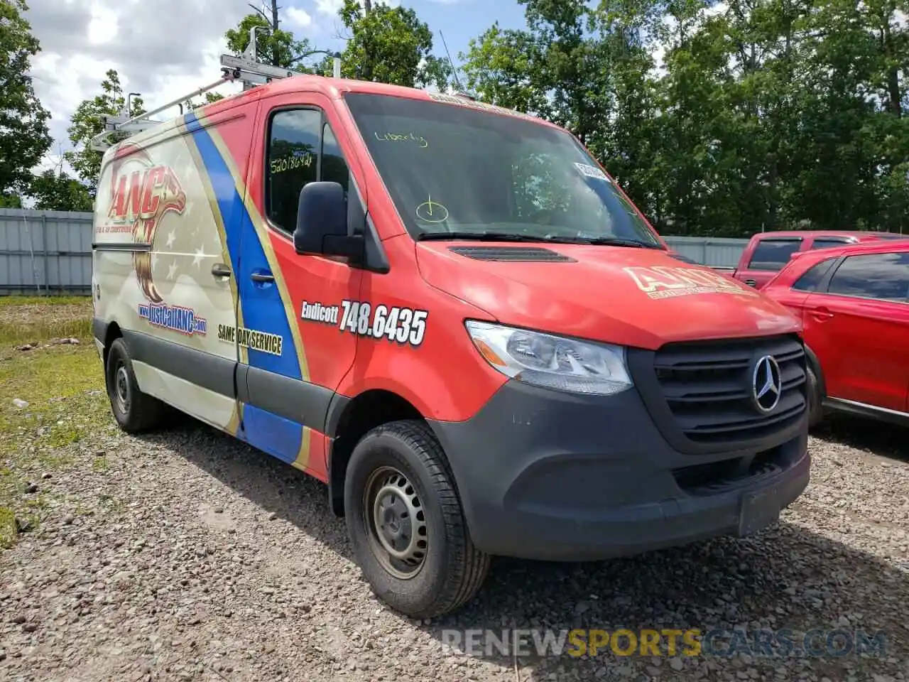 1 Photograph of a damaged car W1Y4EBHY2LT028602 MERCEDES-BENZ SPRINTER 2020