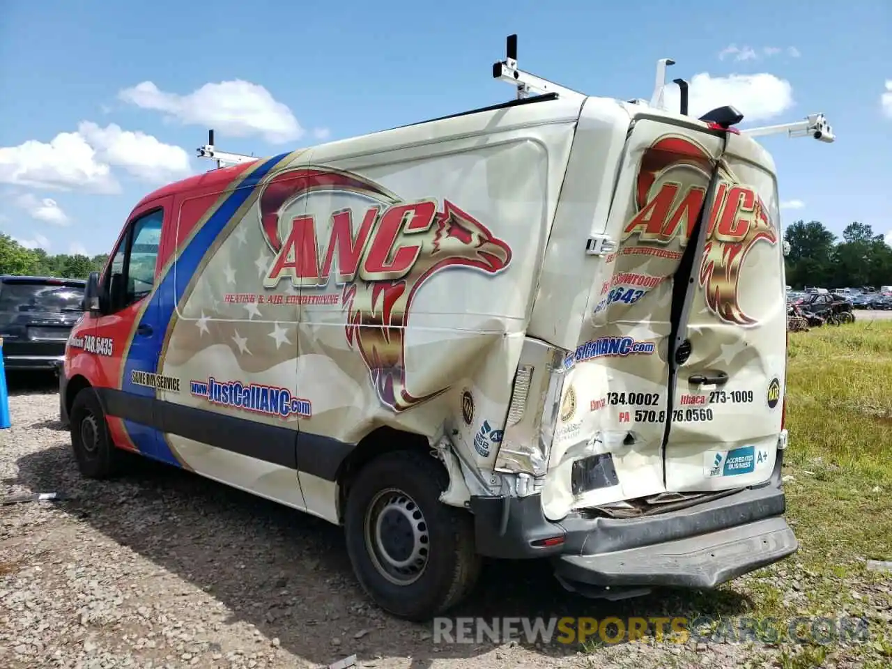 3 Photograph of a damaged car W1Y4EBHY2LT028602 MERCEDES-BENZ SPRINTER 2020