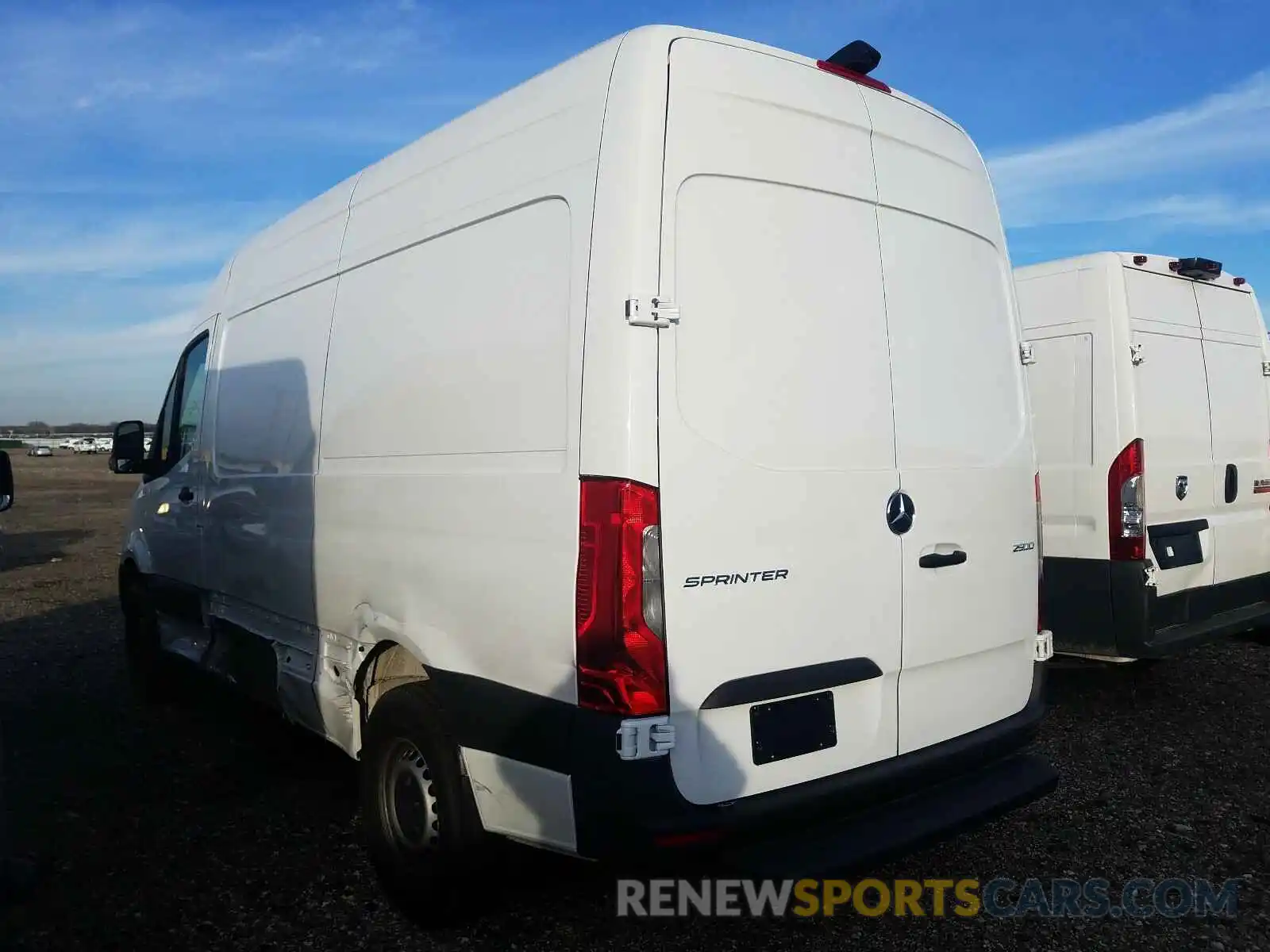 3 Фотография поврежденного автомобиля W1Y4EBHY4LT028360 MERCEDES-BENZ SPRINTER 2020