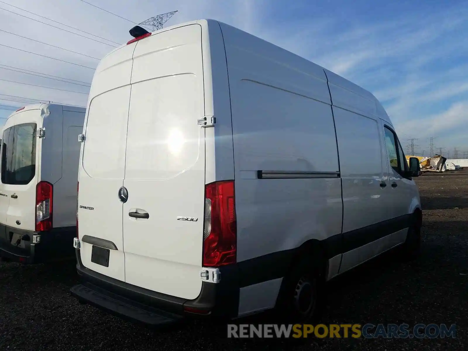 4 Фотография поврежденного автомобиля W1Y4EBHY4LT028360 MERCEDES-BENZ SPRINTER 2020