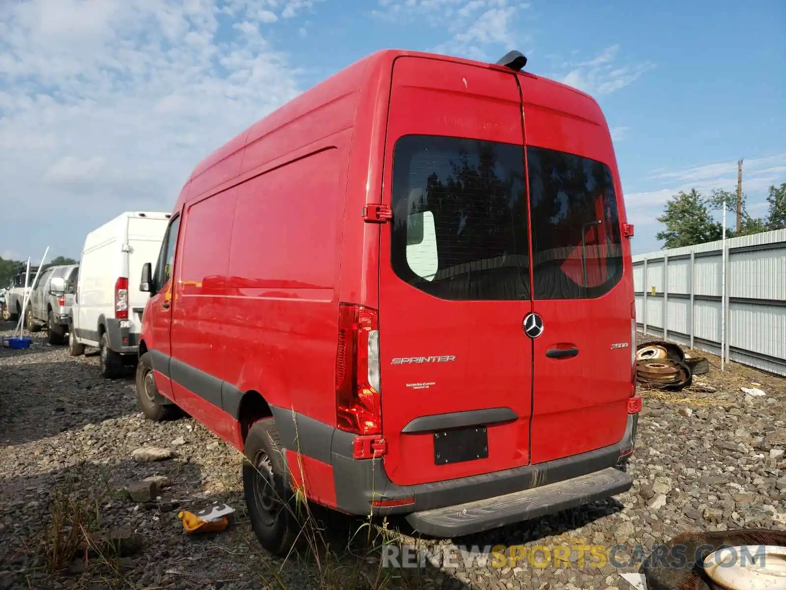 3 Фотография поврежденного автомобиля W1Y4EBHY5LT028741 MERCEDES-BENZ SPRINTER 2020