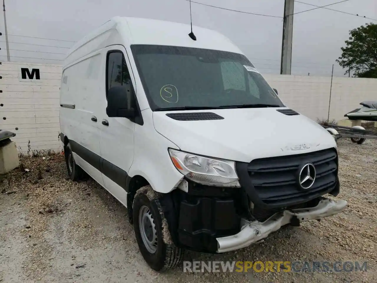 1 Photograph of a damaged car W1Y4EBHY8LT026904 MERCEDES-BENZ SPRINTER 2020