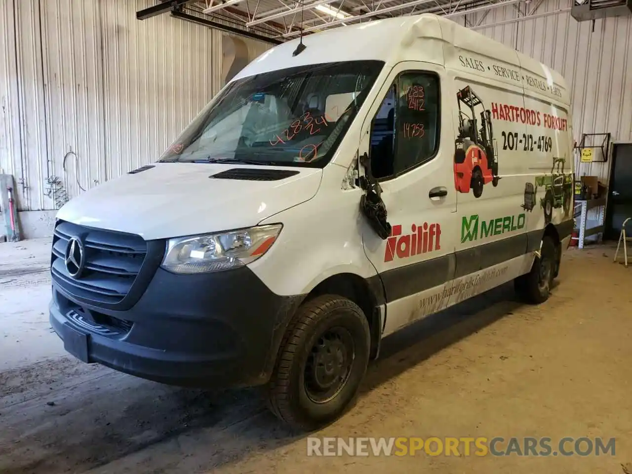 2 Photograph of a damaged car W1Y4EBHY9LT031299 MERCEDES-BENZ SPRINTER 2020