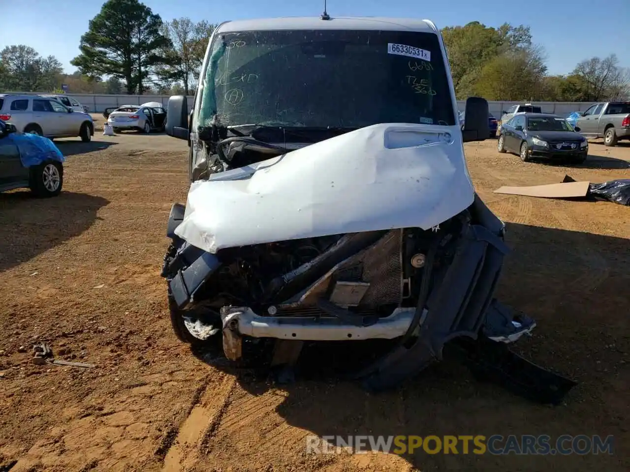 9 Photograph of a damaged car W1Y4EBHY9LT036681 MERCEDES-BENZ SPRINTER 2020