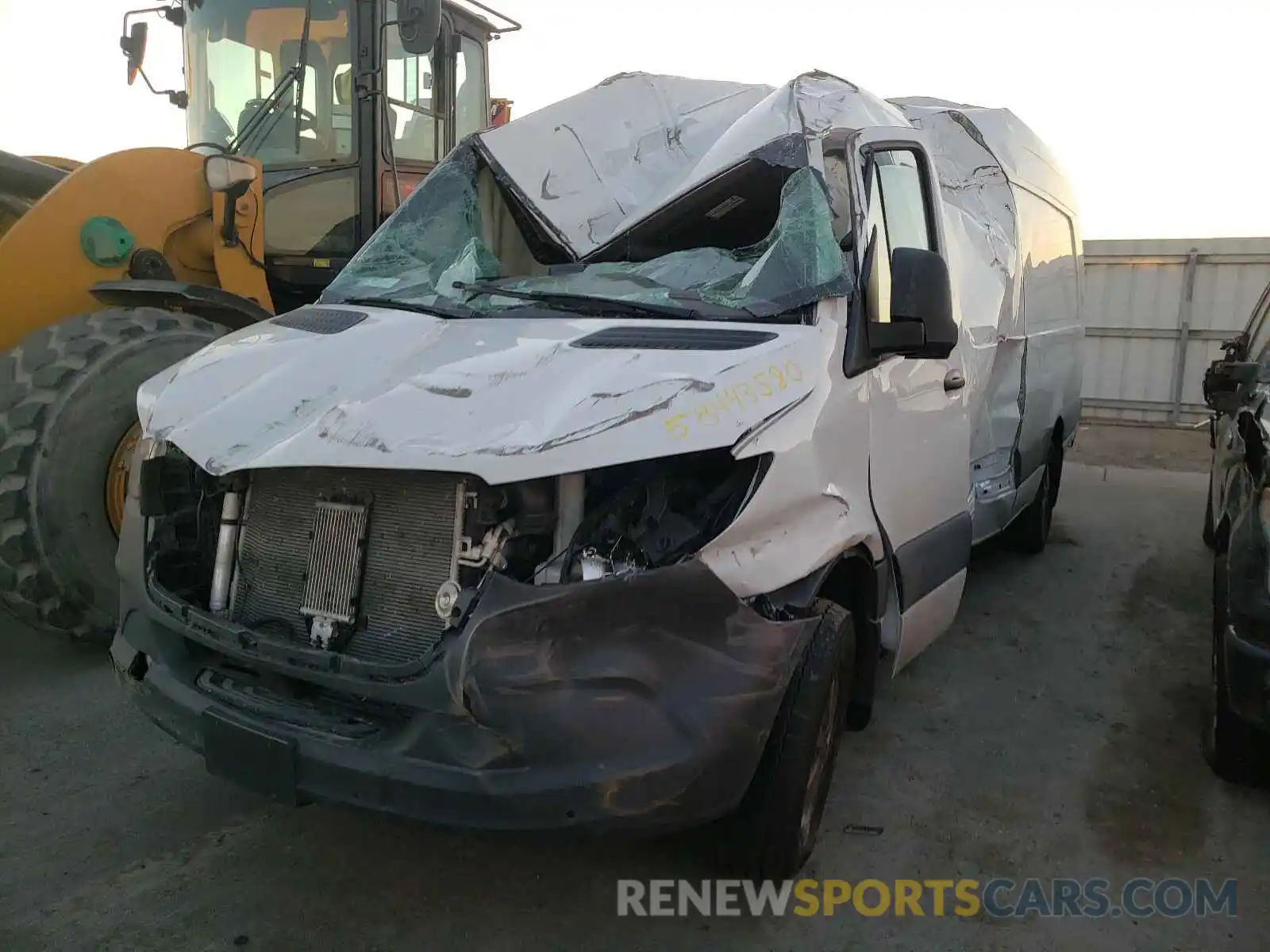 2 Photograph of a damaged car W1Y4EDHYXLT030688 MERCEDES-BENZ SPRINTER 2020