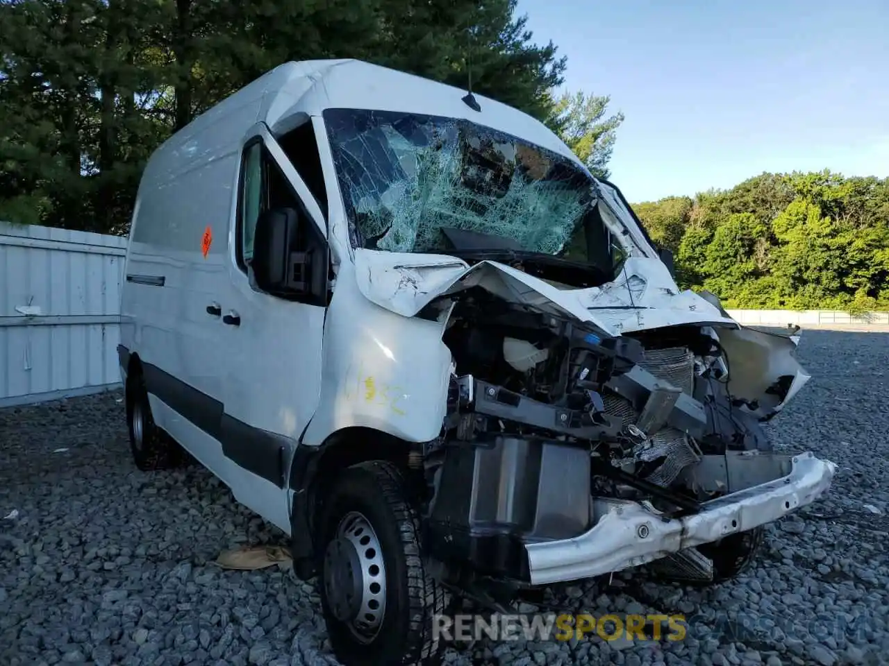 1 Photograph of a damaged car W1Y8EB3YXLP258745 MERCEDES-BENZ SPRINTER 2020