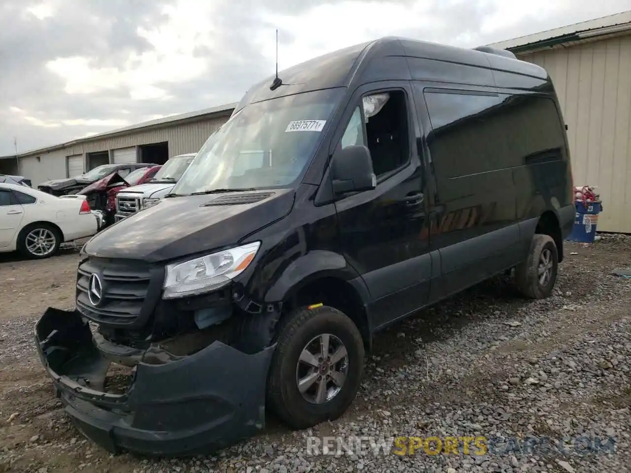 2 Photograph of a damaged car W1Z4EFVY8LP262226 MERCEDES-BENZ SPRINTER 2020