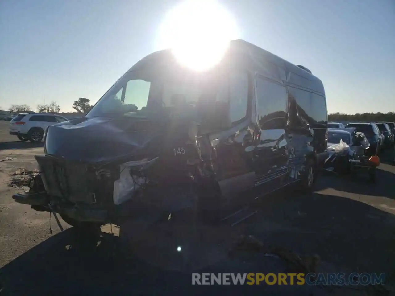 2 Photograph of a damaged car W1Z4EGHY2LT033372 MERCEDES-BENZ SPRINTER 2020