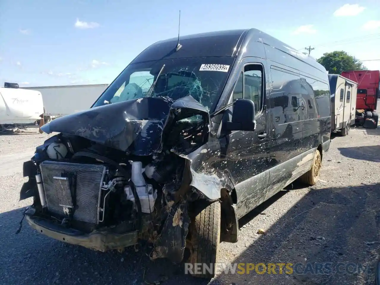 2 Photograph of a damaged car W1Z4EGHYXLT035936 MERCEDES-BENZ SPRINTER 2020