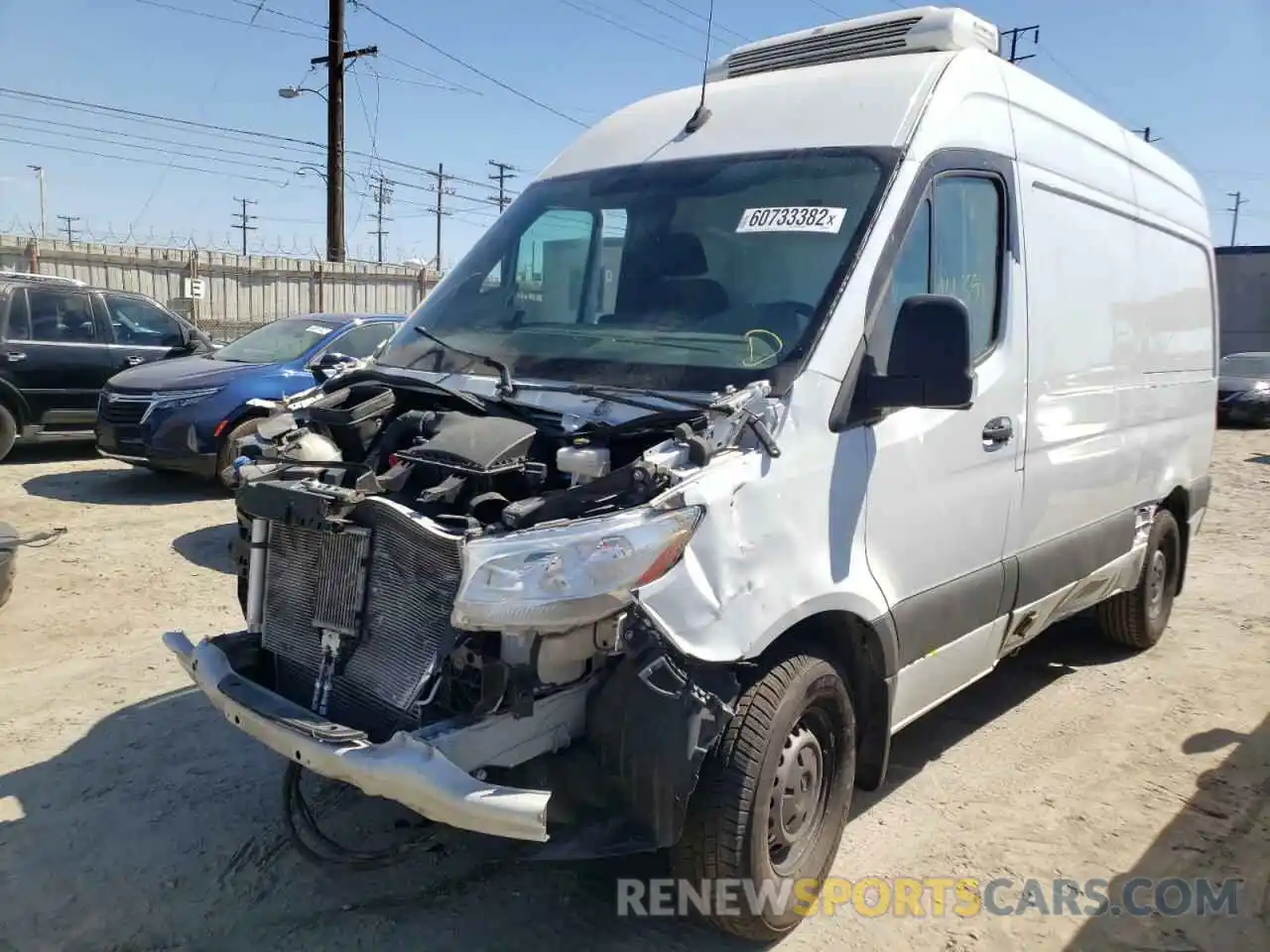 2 Фотография поврежденного автомобиля W1W4DBHY1MT054895 MERCEDES-BENZ SPRINTER 2021