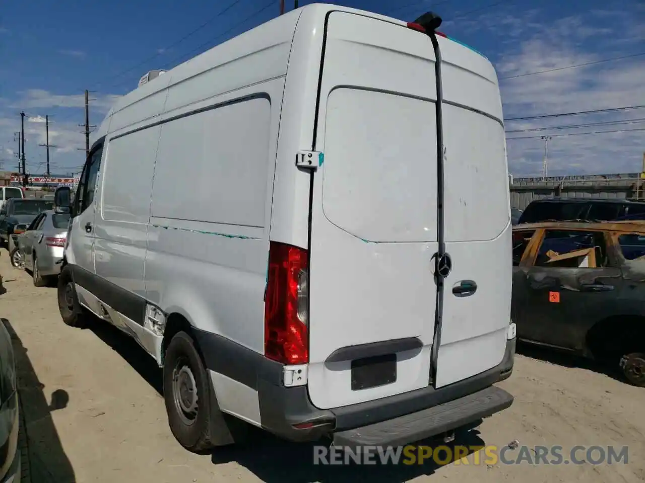 3 Фотография поврежденного автомобиля W1W4DBHY1MT054895 MERCEDES-BENZ SPRINTER 2021