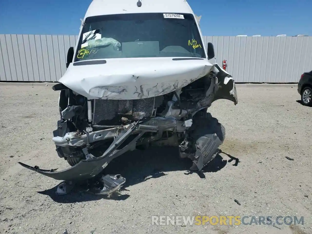 9 Photograph of a damaged car W1W4DBHY4MT054275 MERCEDES-BENZ SPRINTER 2021