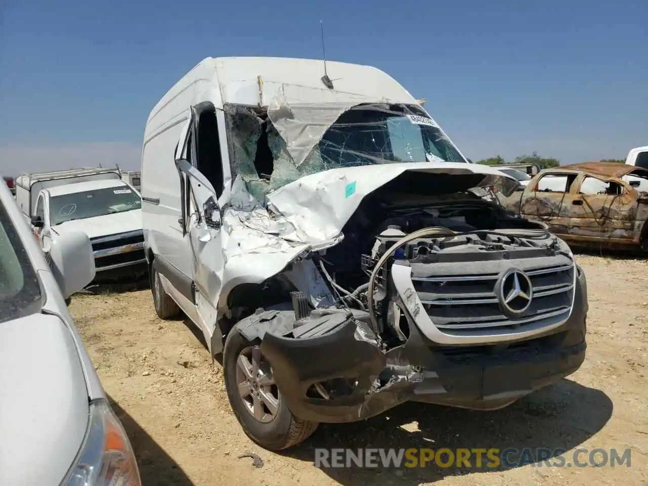 1 Photograph of a damaged car W1W4DBHY9MT048696 MERCEDES-BENZ SPRINTER 2021