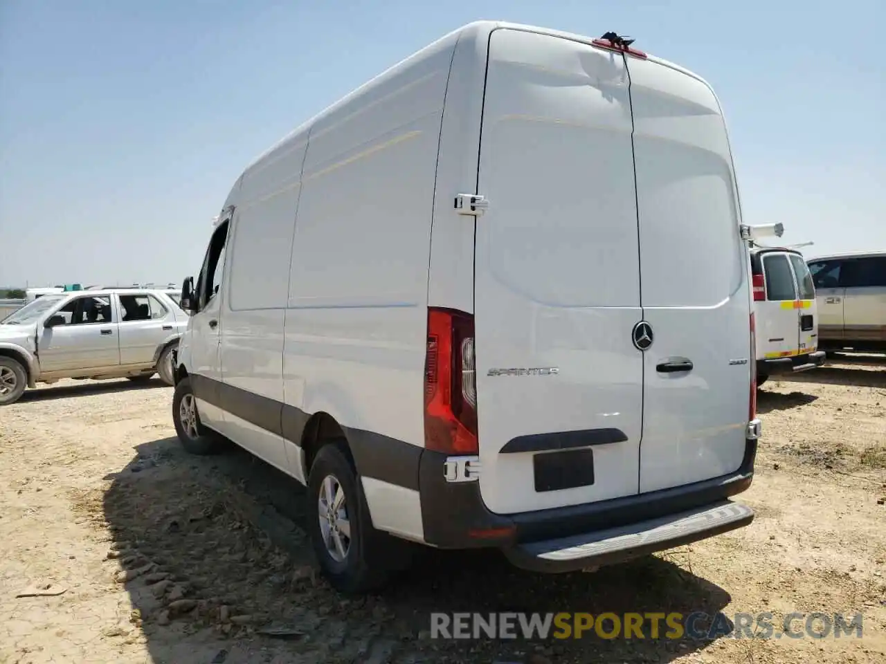 3 Фотография поврежденного автомобиля W1W4DBHY9MT048696 MERCEDES-BENZ SPRINTER 2021