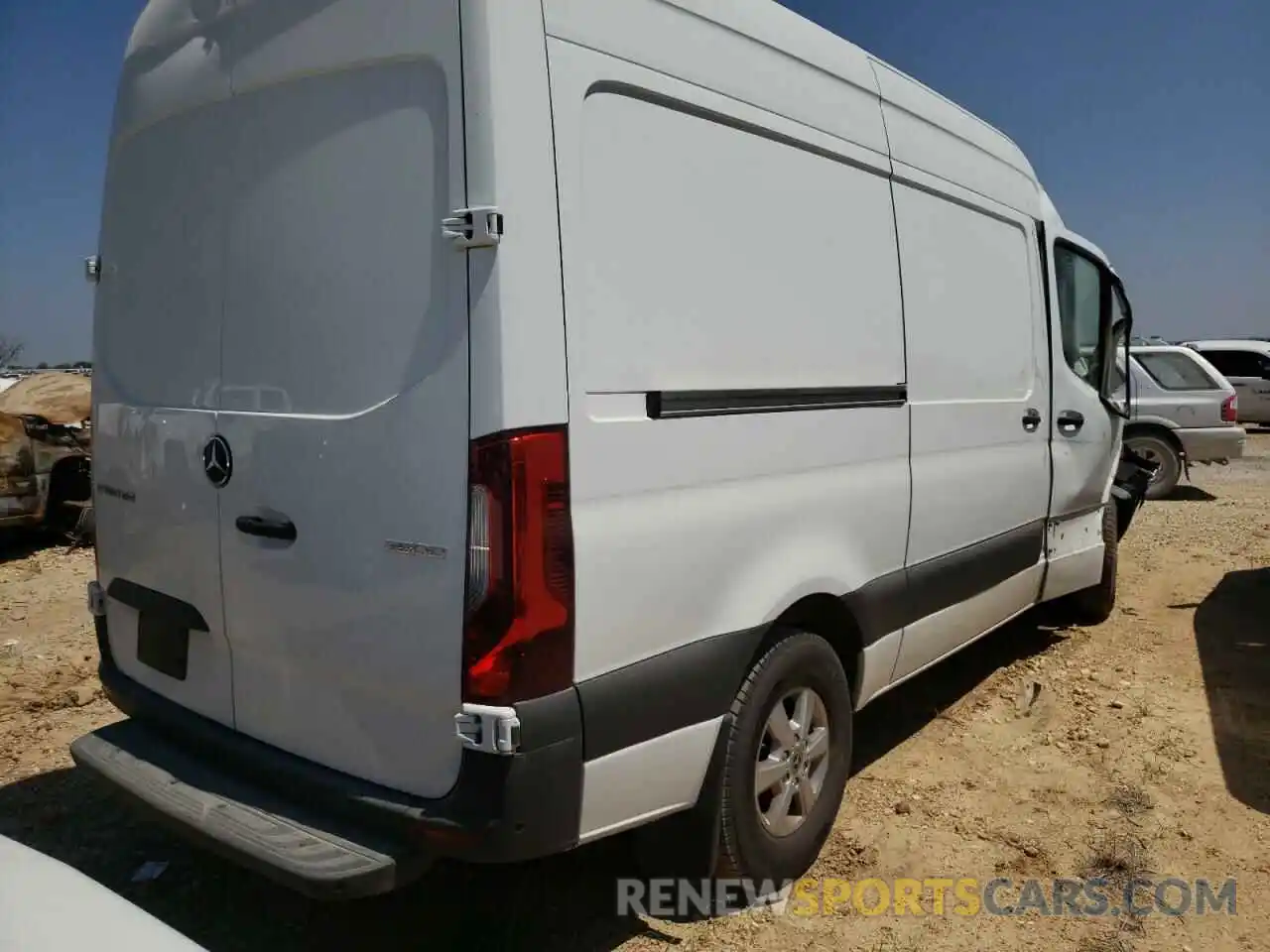 4 Фотография поврежденного автомобиля W1W4DBHY9MT048696 MERCEDES-BENZ SPRINTER 2021