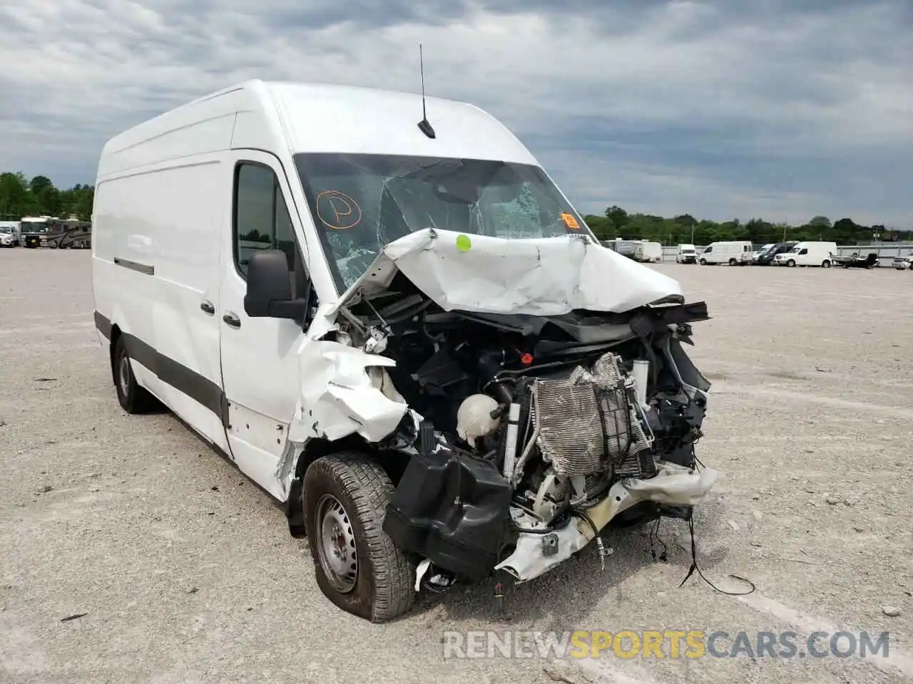 1 Photograph of a damaged car W1W4DCHY1MT045104 MERCEDES-BENZ SPRINTER 2021