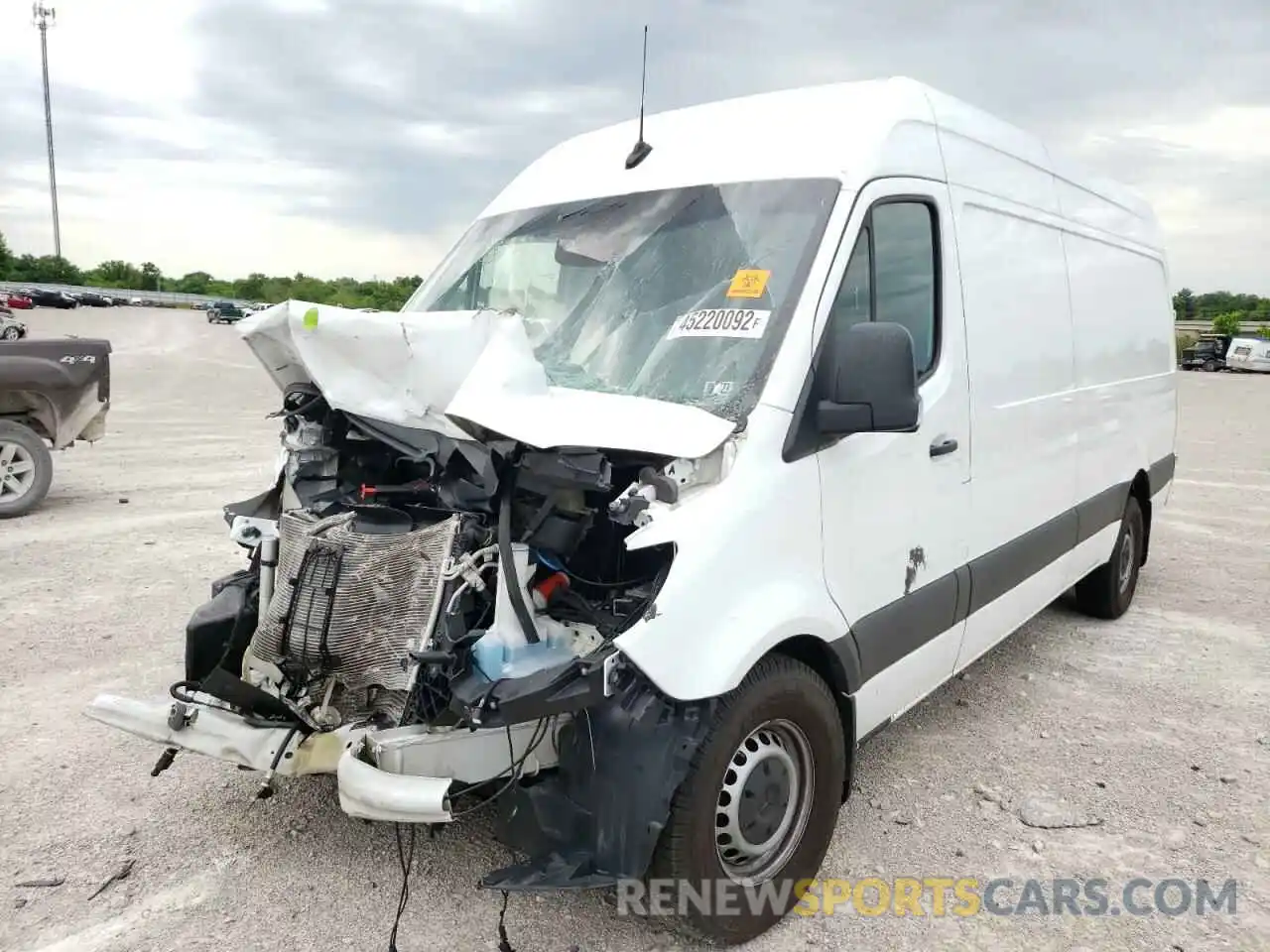 2 Photograph of a damaged car W1W4DCHY1MT045104 MERCEDES-BENZ SPRINTER 2021