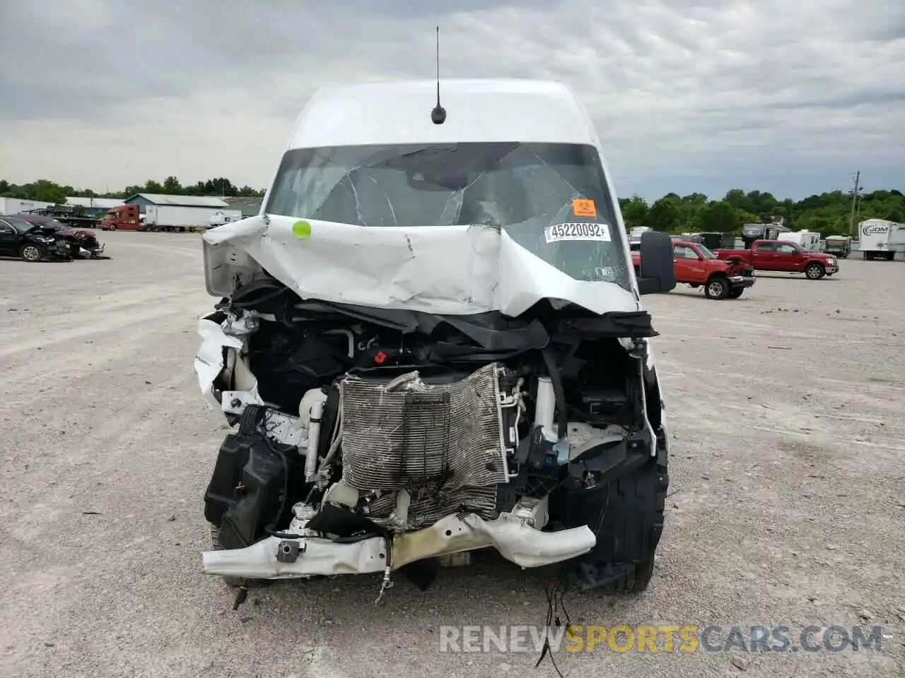 9 Photograph of a damaged car W1W4DCHY1MT045104 MERCEDES-BENZ SPRINTER 2021