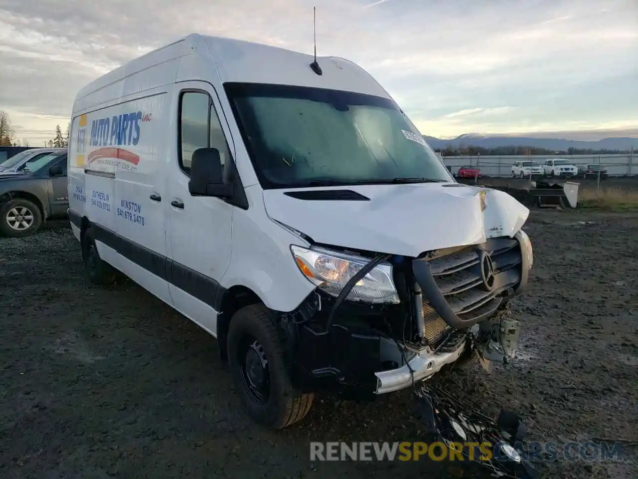 1 Photograph of a damaged car W1W4DCHY9MT048848 MERCEDES-BENZ SPRINTER 2021