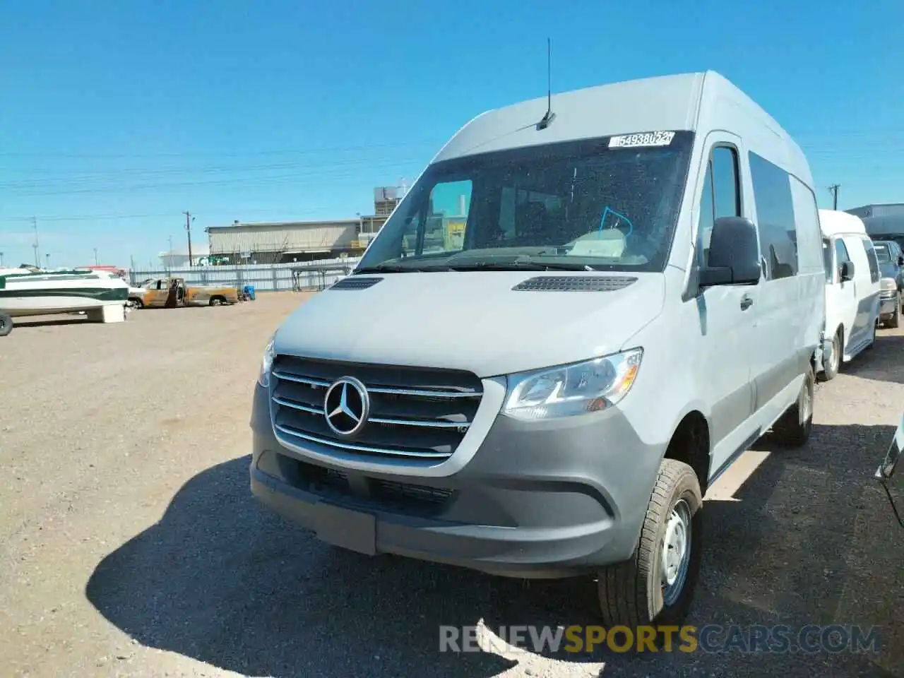 2 Photograph of a damaged car W1W4EBVY2MT071349 MERCEDES-BENZ SPRINTER 2021