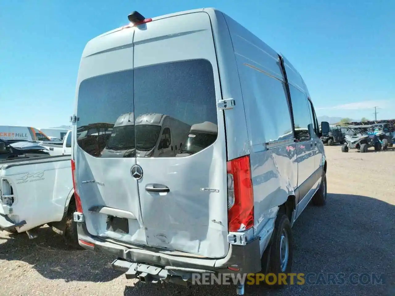 4 Photograph of a damaged car W1W4EBVY2MT071349 MERCEDES-BENZ SPRINTER 2021