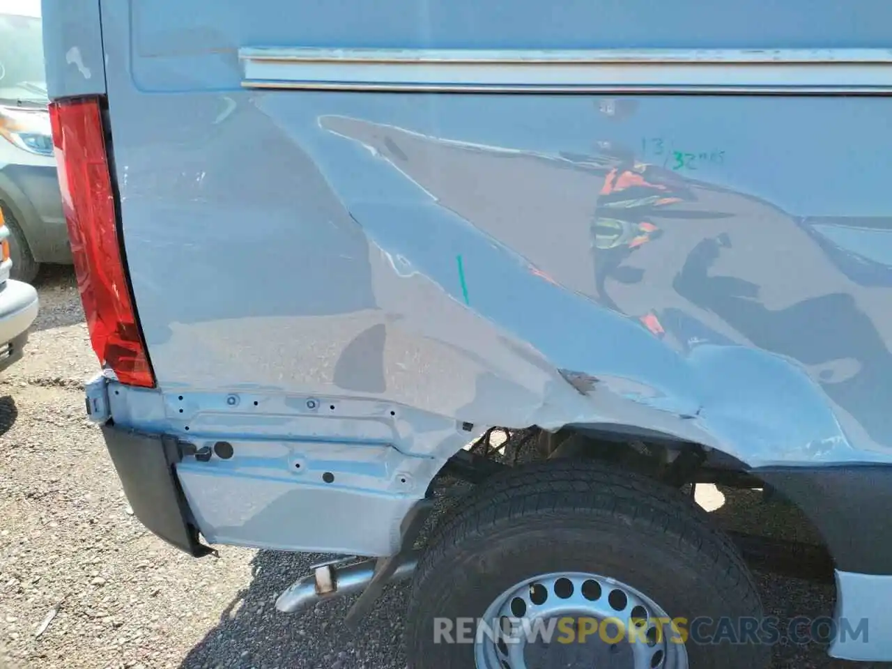 9 Photograph of a damaged car W1W4EBVY2MT071349 MERCEDES-BENZ SPRINTER 2021