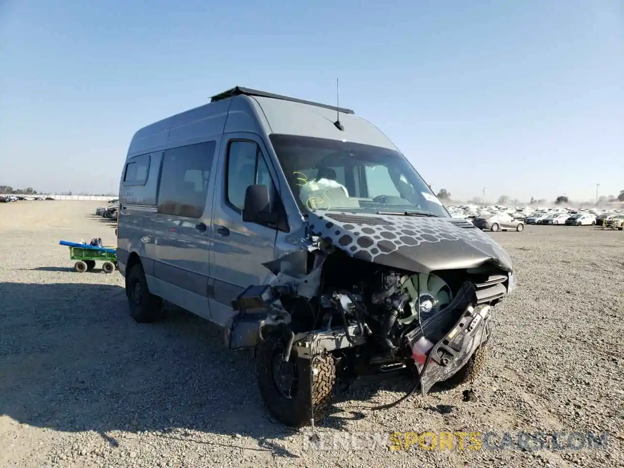 1 Photograph of a damaged car W1W4EBVY3MT061591 MERCEDES-BENZ SPRINTER 2021