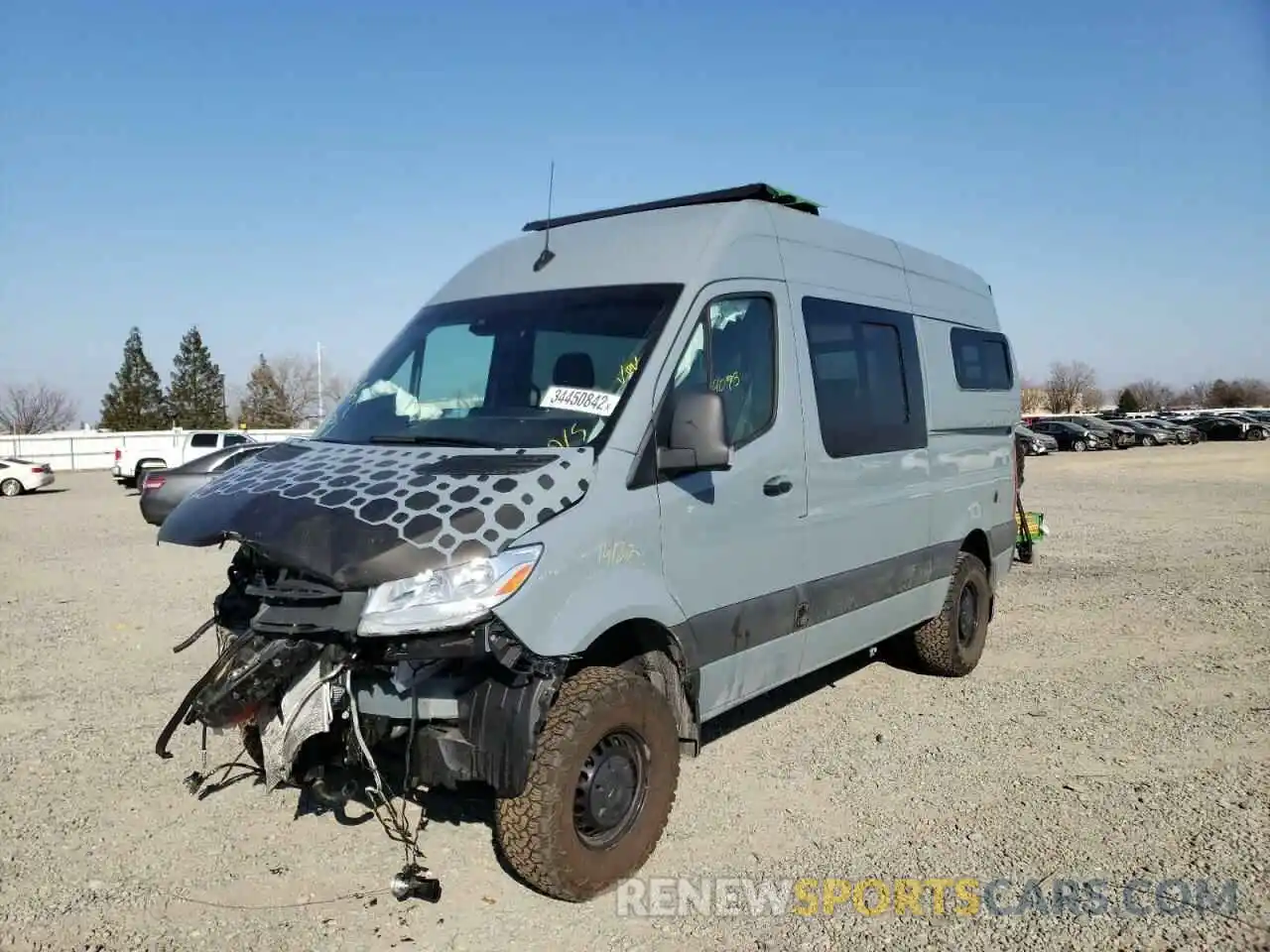 2 Photograph of a damaged car W1W4EBVY3MT061591 MERCEDES-BENZ SPRINTER 2021